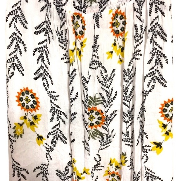 COCO + JAIMESON Havana Romance Halter Boho Maxi Floral V-Neck Dress size L - Picture 13 of 15